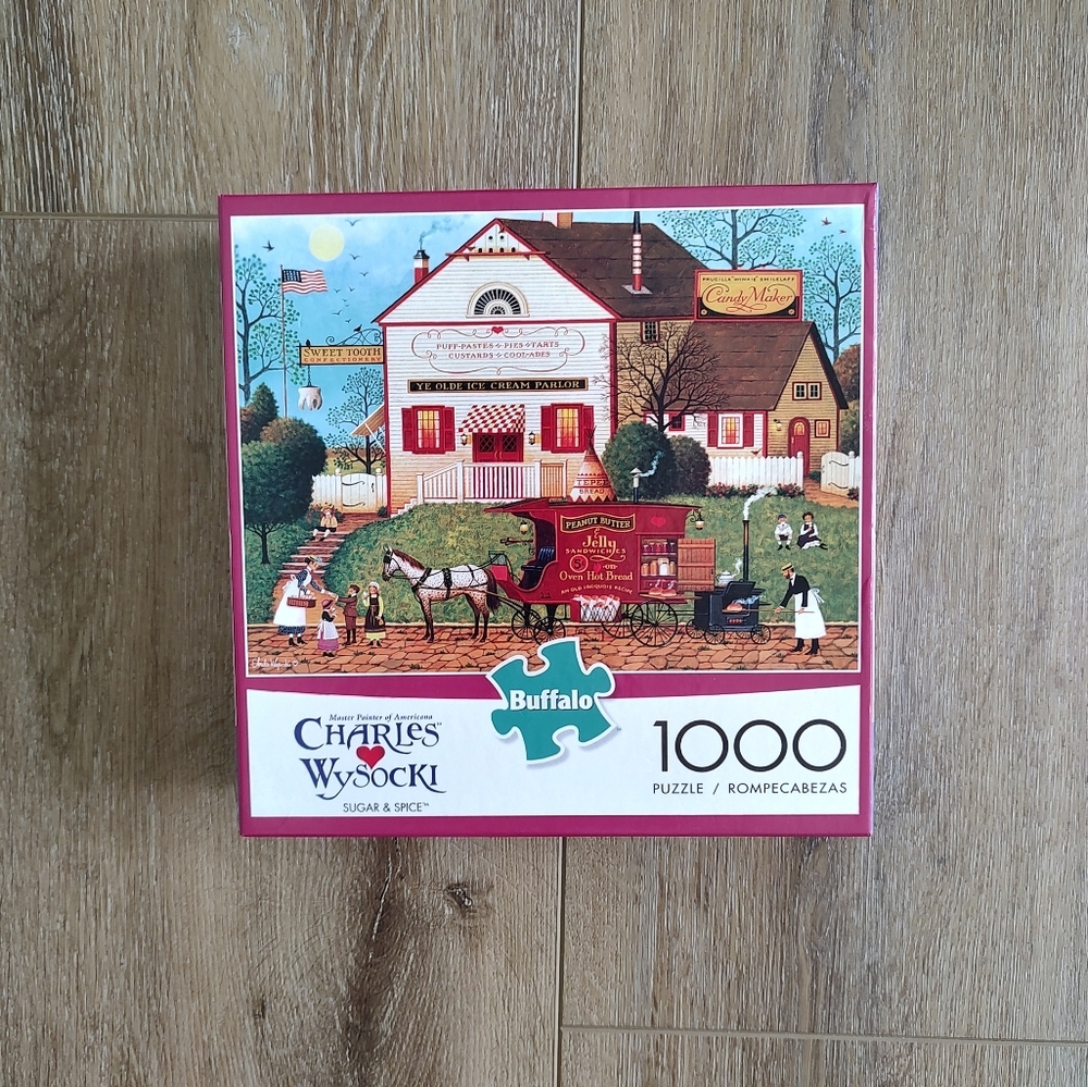 Buffalo Charles Wysocki Sugar & Spice 1,000 Piece Jigsaw Puzzle Candy Shop